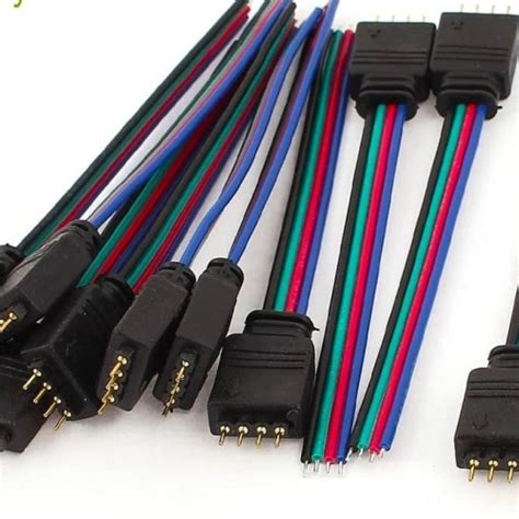 Jual Kabel konektor LED strip/RGB 4 pin female/male - Female - Kota ...
