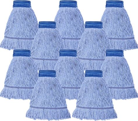 Amazon.com: Hushee 12 Pack Large Microfiber Tube Mop Heads 18 oz Heavy ...