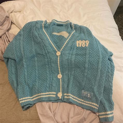 Taylor Swift 1989 Cardigan - Never Worn - Size M-L - Depop