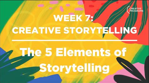 Creative Storytelling: The 5 Elements of Storytelling (Kids' Creative ...