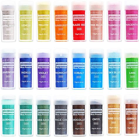 Advanced Two-Tone Mica Powder Collection - Epoxy Resin Color Pigment ...