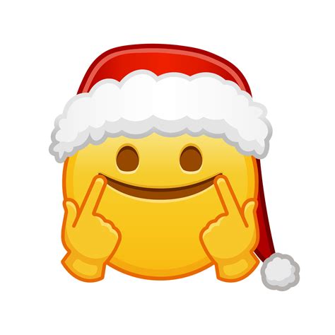 Christmas fake smile face Large size of yellow emoji smile 15577250 ...