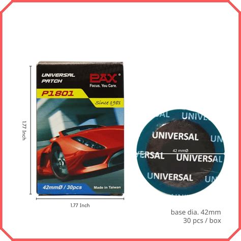 Buy PAX 30 Pcs 42mm Round Universal Tire and Tube Patch Repair Kits ...