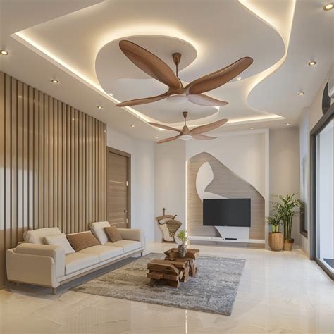 9 Elegant Main Hall Double Fan Ceiling Design Ideas - Home Brightside