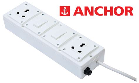 Buy (2 Anchor Power Plug Extension Board 16 amp) Power Socket with 3 ...