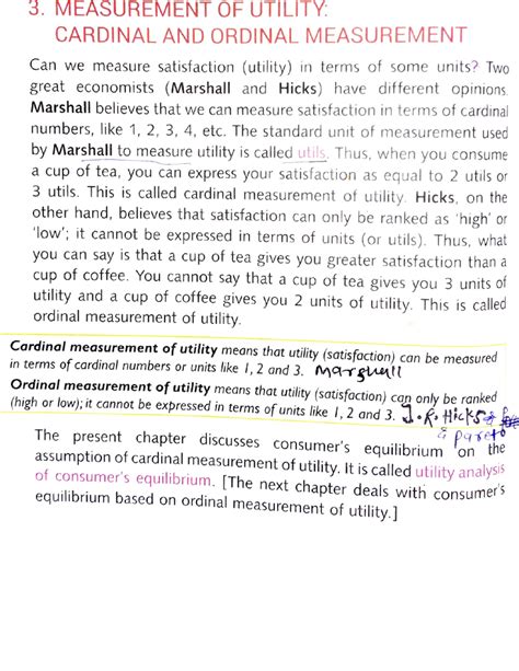 Mrasurement of utility - 3. MEASUREMENT OF UTILITY: CARDINAL AND ORDINAL MEASUREMENT Can we ...