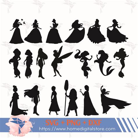 Princess Printable Disney Princess Png 820 Files Disney Princess Svg ...
