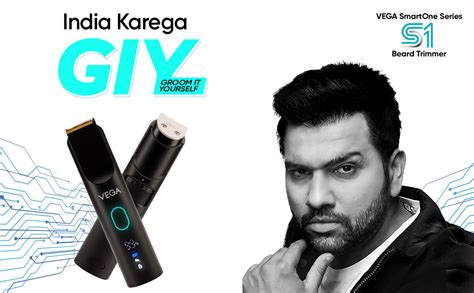 Vega SmartOne S1 Beard Trimmer for Men, 120 mins Runtime, IPX7 ...