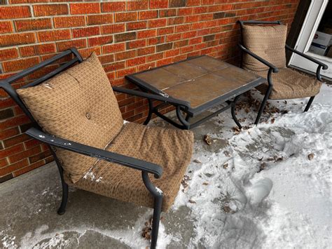 Patio Table & 2 Chairs - Sunrise Estate Services Ltd