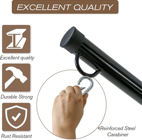 Buy HCY Hammock Chair Stand, C Stand Hanging Stand Weather Resistant ...