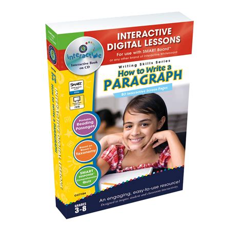 Buy How to Write a Paragraph: 80 Interactive Screen Pages [With User ...