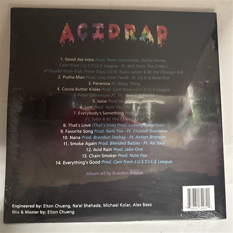 Acid Rap Back Cover