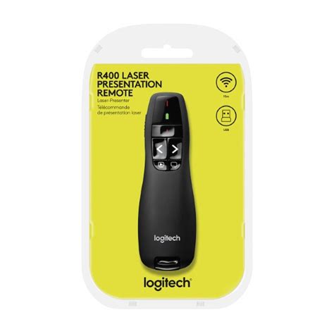 Logitech R400 Wireless Presenter (Black) - Clarion Computers