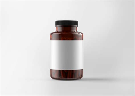 Pills Bottle Mockup PSD - Free Mockup World