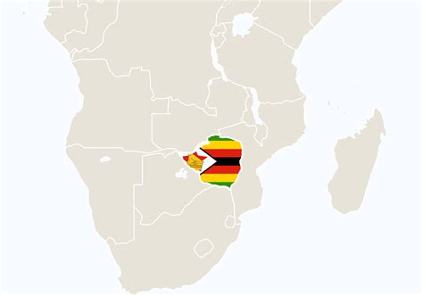 zimbabwe location in africa map
