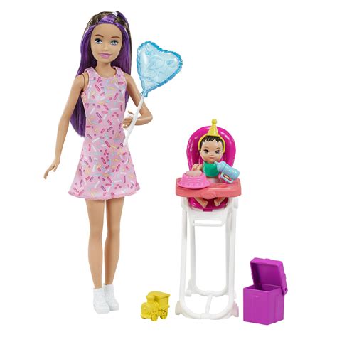 Buy Barbie Skipper Babysitters Playset with Skipper Doll, Color-Change ...