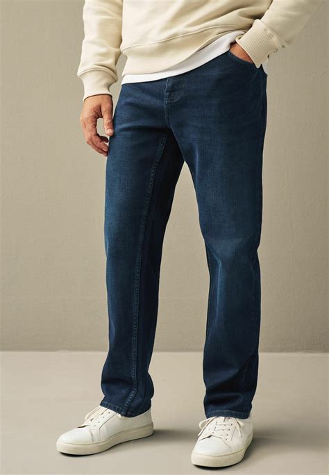 Next ESSENTIAL STRETCH STRAIGHT - Jeans Straight Leg - dark blue/blau ...