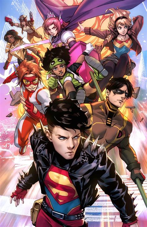 Young Justice #18 variant cover by Derrick Chew * | Young justice, Dc ...