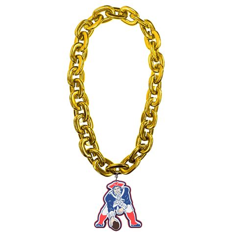 NEW ENGLAND PATRIOTS THROWBACK (GOLD) FAN CHAIN