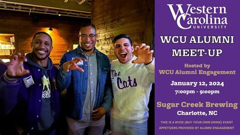 WCU Charlotte Alumni Meet-Up, Sugar Creek Brewing, Charlotte, 12 ...