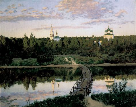 Quiet cloister - Isaac Levitan - WikiArt.org - encyclopedia of visual arts