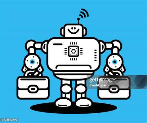 Robot in Hand Cartoon Box 的图像结果