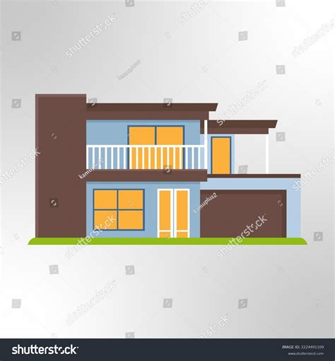 Simple House Front View 的图像结果