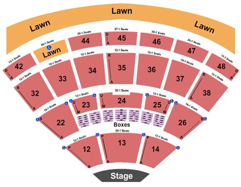 Blossom Music Center Seating Chart + Rows, Seats and Club Seats