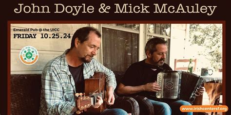 John Doyle and Mick McAuley in Concert, United Irish Cultural Center ...