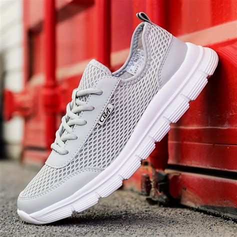 Men s Lace Sneakers Athletic Shoes Lightweight Breathable - Temu New ...
