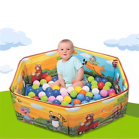 Buy DANDLES Ball Pool with 50 Colour-Full Balls Kids Play Tent House ...