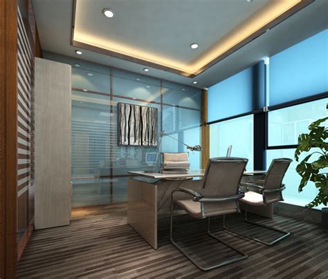 10至15平方米小型办公室效果图_远望设计