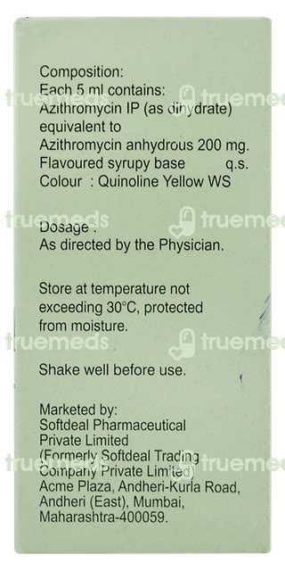 Azax 200 MG Suspension: Uses, Side Effects, Price & Substitutes