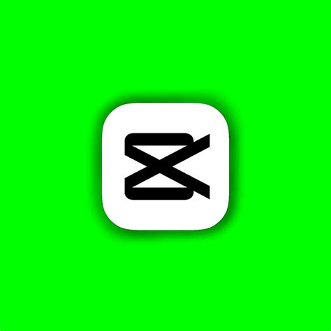 CapCut Logo Green Screen