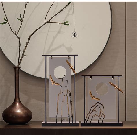 现代简约客厅摆件家居装饰品摆设北欧式陶瓷创意工艺品仙人掌摆件-美间设计