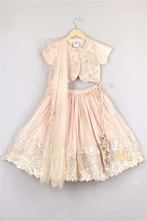 Beautiful Beaded Top With Zari Thread Work Lehenga And Dupatta