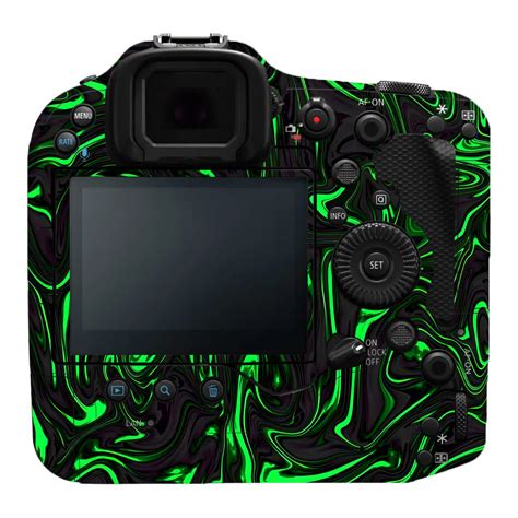 Green Liquid Pattern Canon EOS R3 Camera Skins