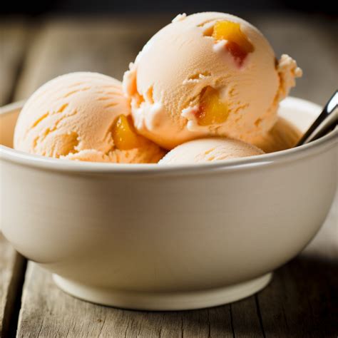 Peach Ice Cream Magic: A Dreamy Dessert - Recipe Mania