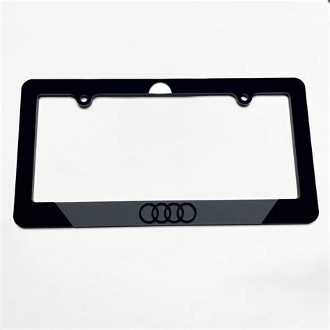Vehicle License Plate Covers Frames Decor for Audi