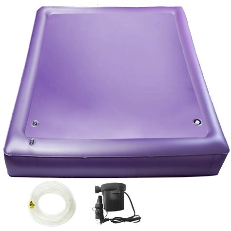 Amazon.com: Free Flow Full Wave Water Bed Mattress - PVC Square Purple ...