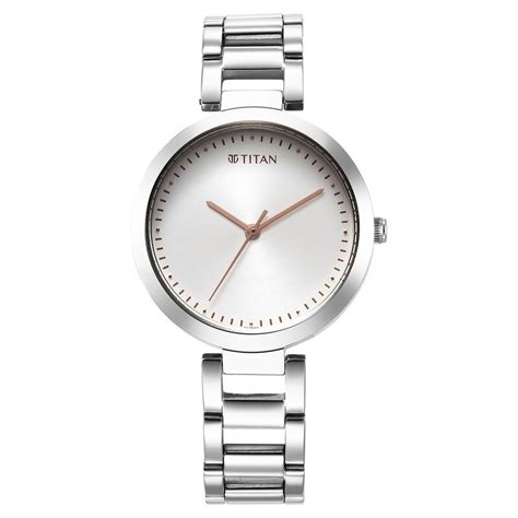 Buy Online Titan Workwear Quartz Analog Silver Dial Silver Stainless ...