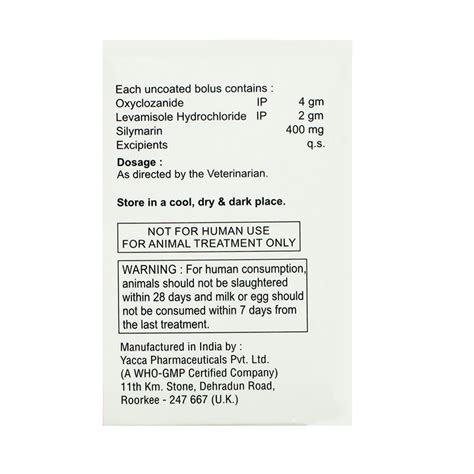 Exifluke DS+ Bolus: Ensures Sure Results | Rodec Pharmaceuticals