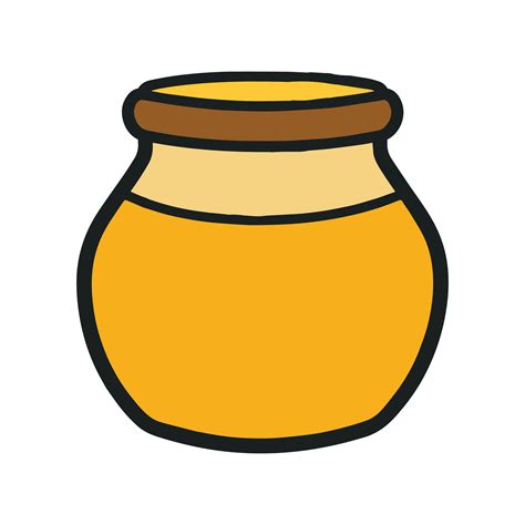 Bee Clipart - Honey jar Logo - Honey jar isolated illustration 48450958 ...