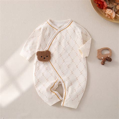 Newborn Side Closure Bear Romper – Ju Ju Jam