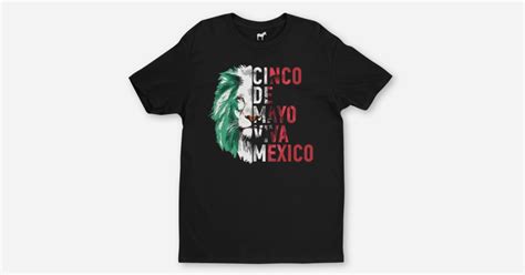 Cinco de mayo Viva Mexico Lion Mexican Flag Tshirt by 620 Merch by ...