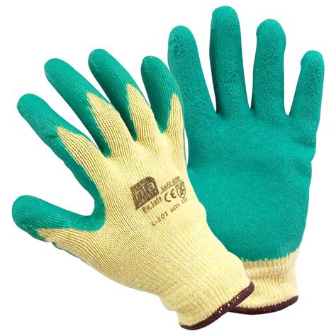 Primeway® Rifa Safety Poly Cotton Knitted Latex Crinkled Coating ...