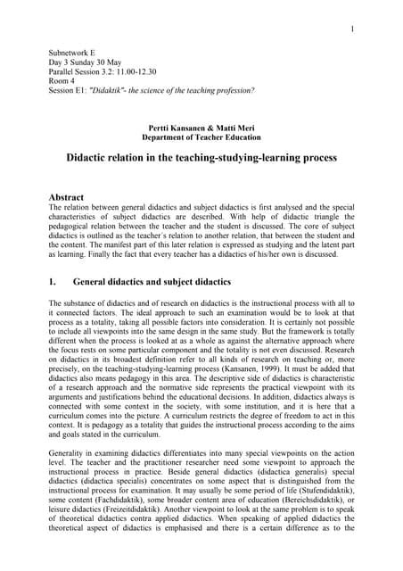 Image result for Picture of Didactic Teaching Approach