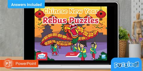 Chinese New Year Rebus Puzzle PowerPoint - Twinkl - Puzzles