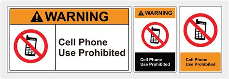 Cell Phone Use Prohibited Sign 的图像结果