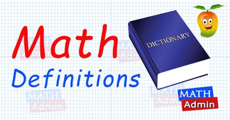 Image result for Basic Math Definitions